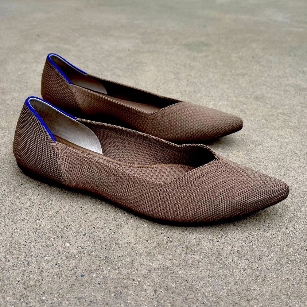 Rothy’s The Point in Portobello size 8, like new